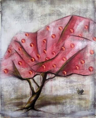 Pintura titulada "Mala cosecha. Mixta…" por Eduardo Yanes Hidalgo, Obra de arte original