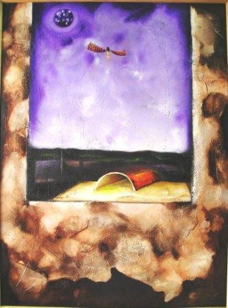 Pintura titulada "Búsqueda" por Eduardo Yanes Hidalgo, Obra de arte original, Oleo