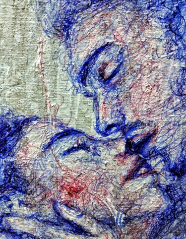 Pintura intitulada "Avvolti dalla passi…" por Eduardo Scivoletto, Obras de arte originais, Canetac de aerossol