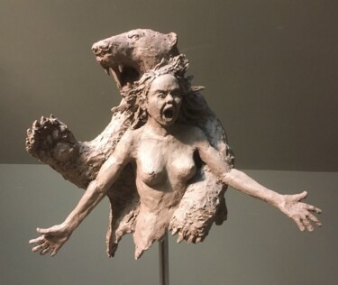 Rzeźba zatytułowany „Unison” autorstwa Edw Sculpture, Oryginalna praca, Terakota