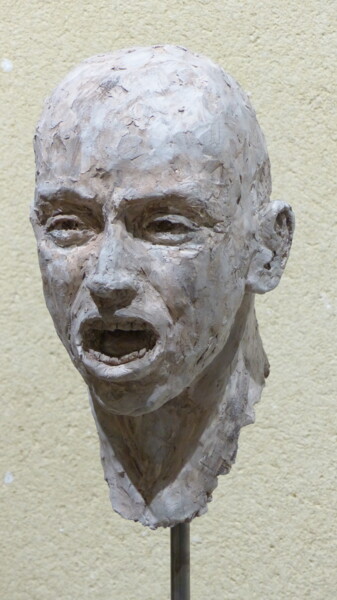 Sculpture titled "Expression I" by Edw Sculpture, Original Artwork, Terra cotta