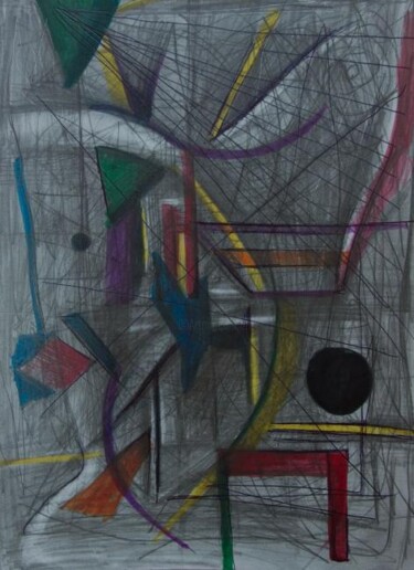Installation titled "color abstract" by Edward Chernesky, Original Artwork