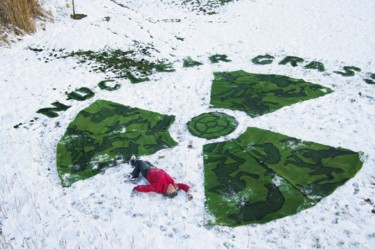 Aufbau mit dem Titel "nuclear-grass-winte…" von Annamalt & Edward Naujok, Original-Kunstwerk