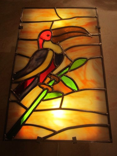 Artigianato intitolato "le toucan" da Edwige Chevreau, Opera d'arte originale