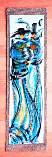 Pittura intitolato "LES ELEGANTS "BIGOU…" da Edwige (Edges) Lefevre, Opera d'arte originale, Acrilico Montato su Pannello di…