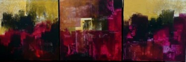 Pittura intitolato "INVENTION" da Edwige Leprin, Opera d'arte originale, Olio