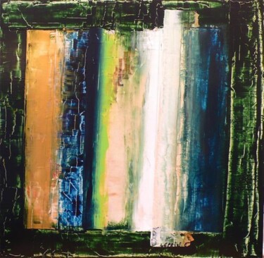 Painting titled "MATRIX" by Edwige Leprin, Original Artwork, Oil