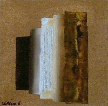 Pintura intitulada "ECORCES" por Edwige Leprin, Obras de arte originais, Óleo