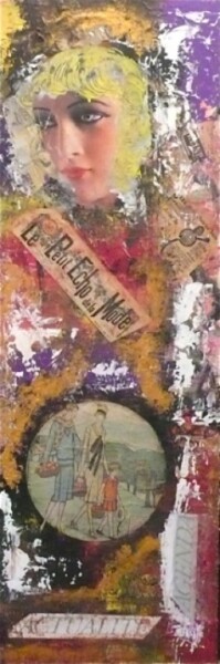 Картина под названием "MULTICOLORS" - Edwige Leprin, Подлинное произведение искусства, Масло