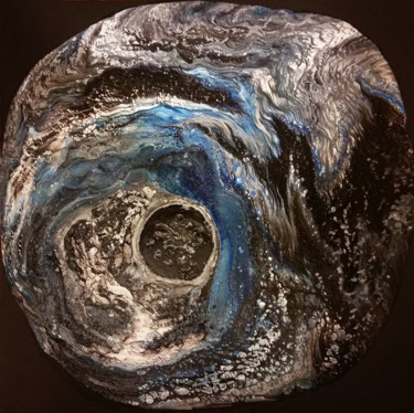 Earth is changing - acrylique sur toile - 40x40 Peinture, acrylique, abstrait, œuvre d'art par Edwin
