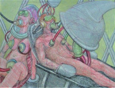 Dessin intitulée "The Future of Safe…" par Edwin Loftus, Œuvre d'art originale, Crayon Monté sur Autre panneau rigide