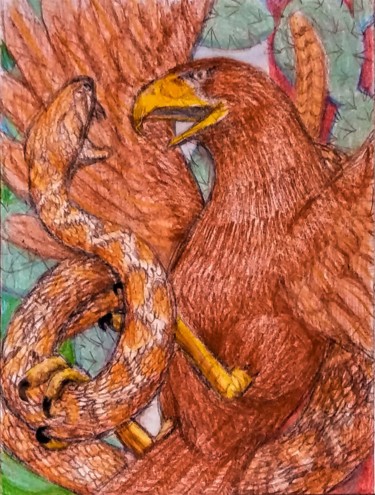 Homage to Mexico Drawing titled "Homage to Mexico" by Edwin Loftus, Original Art, Pencil