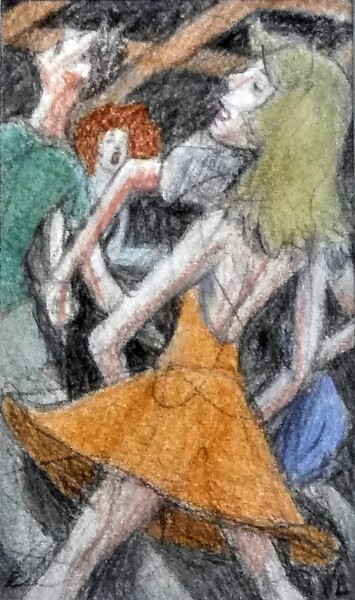 Disegno intitolato "The Art of Recogniz…" da Edwin Loftus, Opera d'arte originale, Pastello Montato su Altro pannello rigido