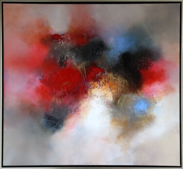 Painting titled "Rosy little univers…" by Eelco Maan, Original Artwork
