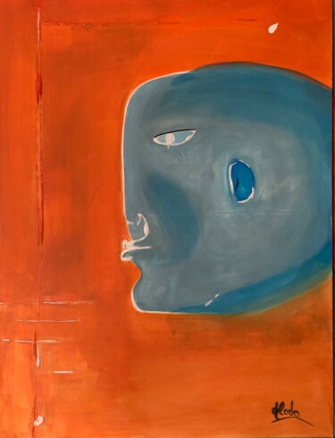 Painting titled "Keep and Eye 1/2" by Philodo, Original Artwork, Acrylic Mounted on Wood Stretcher frame