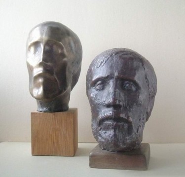 Sculpture titled "Vasily and hes image" by Alexander Efimov, Original Artwork