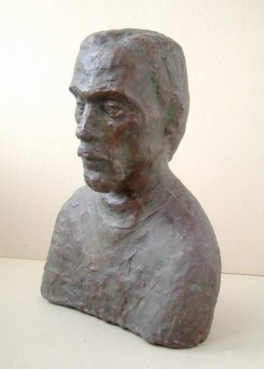 Sculpture titled "portrait of artist" by Alexander Efimov, Original Artwork