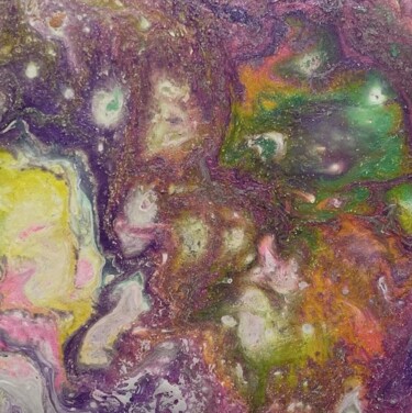 Pittura intitolato "unicorn galaxy" da Efluart By Ipek, Opera d'arte originale, Acrilico