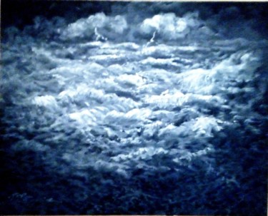 Pittura intitolato "STORM OF MY SOUL" da Eftihia Tournaviti, Opera d'arte originale, Acrilico