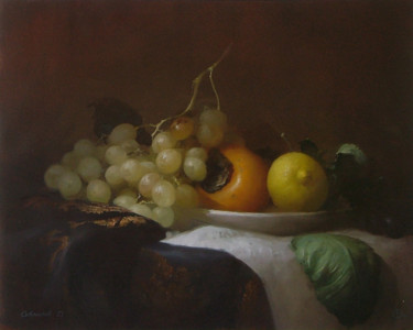 Картина под названием "Fruits" - Дмитрий Севрюков, Подлинное произведение искусства, Масло