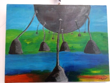 Painting titled "Invasion" by Egidhius, Original Artwork, Acrylic