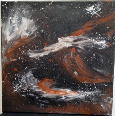 绘画 标题为“galaxie” 由Egidhius, 原创艺术品, 丙烯