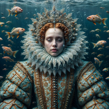 Arte digital titulada "Underwater_126" por Egidoro, Obra de arte original, Imagen generada por IA