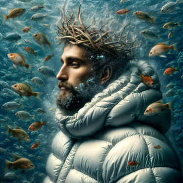 Arte digital titulada "Underwater_102" por Egidoro, Obra de arte original, Imagen generada por IA