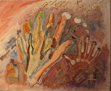 Painting titled "korupcija" by Egiboutique, Original Artwork, Oil