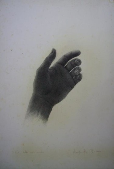 Dessin intitulée "la mano" par Massimo Gozzi, Œuvre d'art originale