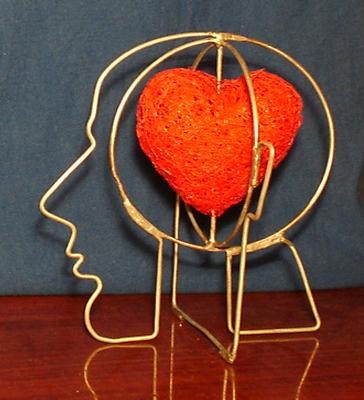 Sculpture titled "Cage for heart" by Egons Persevics, Original Artwork