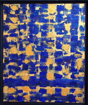 Peinture intitulée "Damier décontruit" par Emmanuelle Gourtay, Œuvre d'art originale, Acrylique