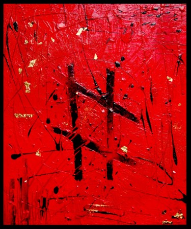 Painting titled "Explosion II" by Emmanuelle Gourtay, Original Artwork, Acrylic