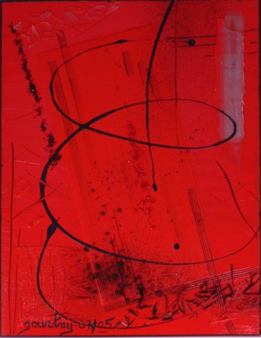 Malerei mit dem Titel "Zen" von Emmanuelle Gourtay, Original-Kunstwerk, Acryl