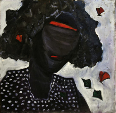 Malerei mit dem Titel "blossom" von Eiad Oraby, Original-Kunstwerk, Öl