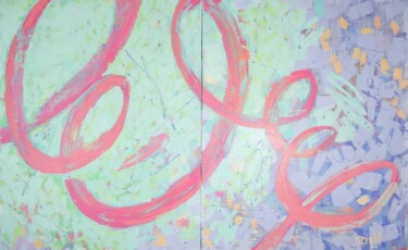 Painting titled "Mardi Gras Carnival…" by Eight, Original Artwork, Acrylic
