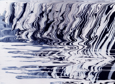 Malerei mit dem Titel "Untitled Water" von Oberlin The Artist, Original-Kunstwerk, Acryl