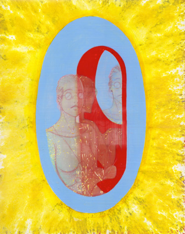 Pittura intitolato "Nirvana Hot & Cold 2" da Oberlin The Artist, Opera d'arte originale, Acrilico