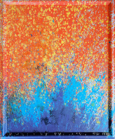 Картина под названием "Gummi Close-Up" - Oberlin The Artist, Подлинное произведение искусства, Акрил Установлен на Деревянна…