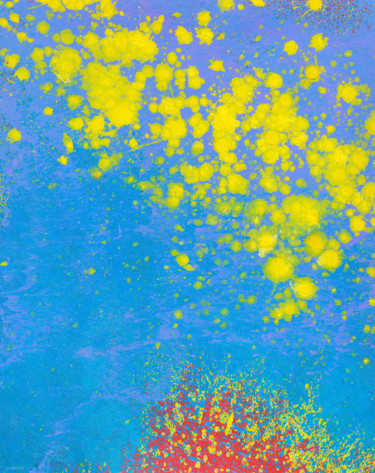 Peinture intitulée "Untitled Sparkle" par Oberlin The Artist, Œuvre d'art originale, Acrylique