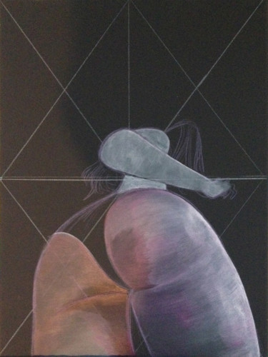 Malerei mit dem Titel "Depth 2" von Oberlin The Artist, Original-Kunstwerk, Acryl