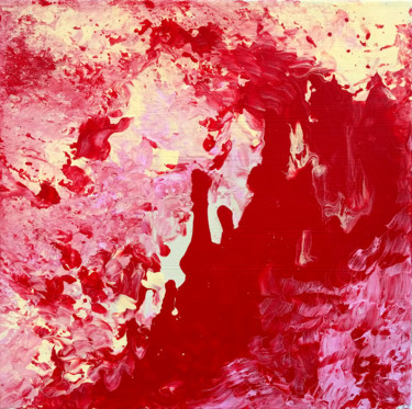 Malerei mit dem Titel "Wildfire" von Oberlin The Artist, Original-Kunstwerk, Acryl