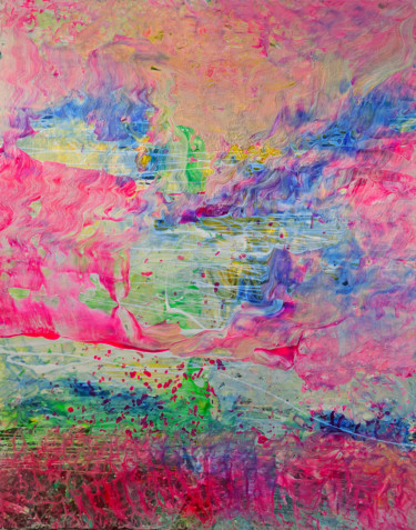 Malerei mit dem Titel "Untitled 12" von Oberlin The Artist, Original-Kunstwerk, Acryl