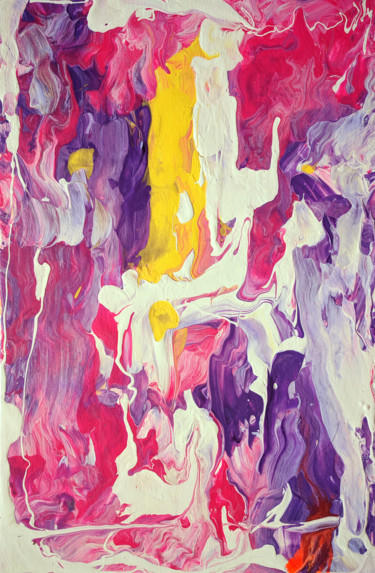 Картина под названием "Untitled Abstract 30" - Oberlin The Artist, Подлинное произведение искусства, Акрил
