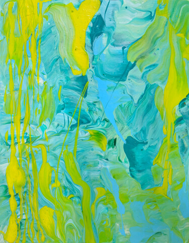 Картина под названием "Untitled Abstract 16" - Oberlin The Artist, Подлинное произведение искусства, Акрил