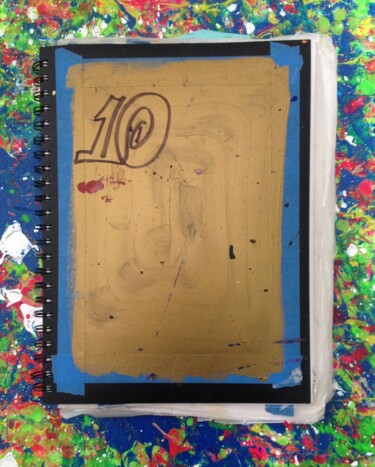 图画 标题为“Sketchbook #10” 由Oberlin The Artist, 原创艺术品, 铅笔