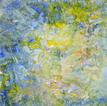 Malerei mit dem Titel "Untitled Abstract 40" von Oberlin The Artist, Original-Kunstwerk, Acryl