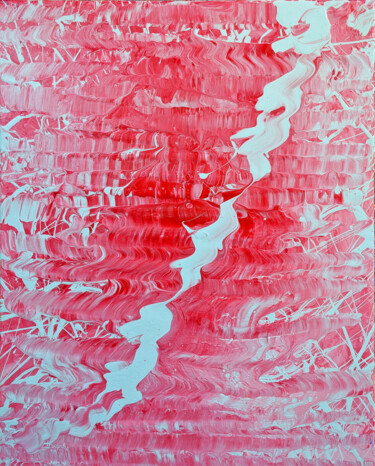Картина под названием "Tornado Abstract #2" - Oberlin The Artist, Подлинное произведение искусства, Акрил