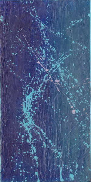 Картина под названием "Thoughts on Stars" - Oberlin The Artist, Подлинное произведение искусства, Акрил