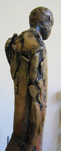 Sculpture titled "Figure 8" by Erik James, Original Artwork, Ceramics
